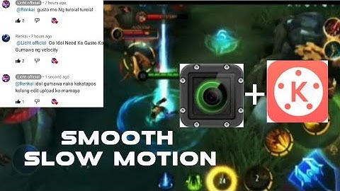 SMOOTH SLOW MOTION TUTORIAL USING KINEMASTER AND SMOOTH CAM |Licht official