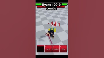 Aba Ryuko has a 100-0 combo🧐 #aba #roblox #anime #ryuko