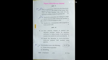 M.sc.physics 4th sem!! July 2021!! Physics of nano-materials!!