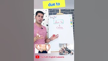 Due to | Cause vs Effect / Expressing Cause #english #learnenglish