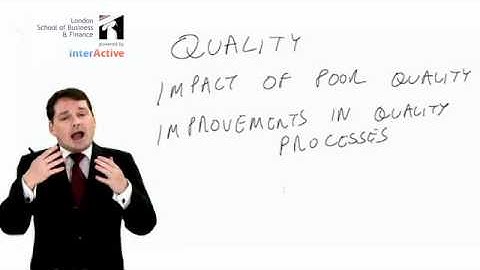 LSBF ACCA P3 Business Analysis, Key Facts on Quality