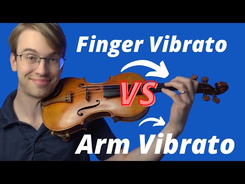 Violin Finger Vibrato Vs Arm Vibrato - What's the difference? - Violin Lesson - Violin Tutorial