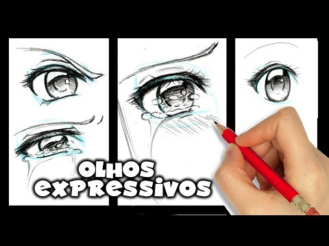 Desenhe OLHOS DE ANIME como nunca! (Passo a passo) 