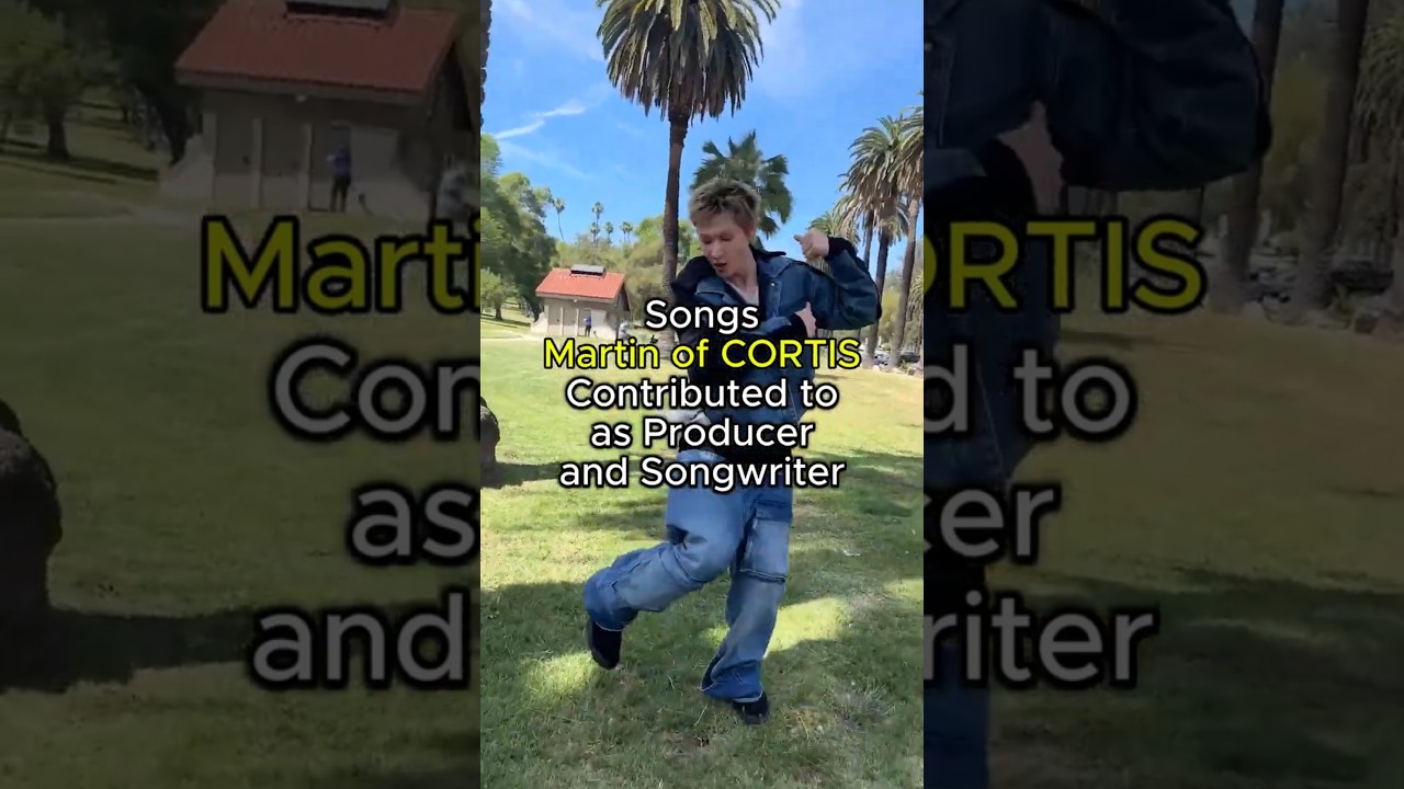 Martin of CORTIS as producer and songwriter 🎤🎤🎤