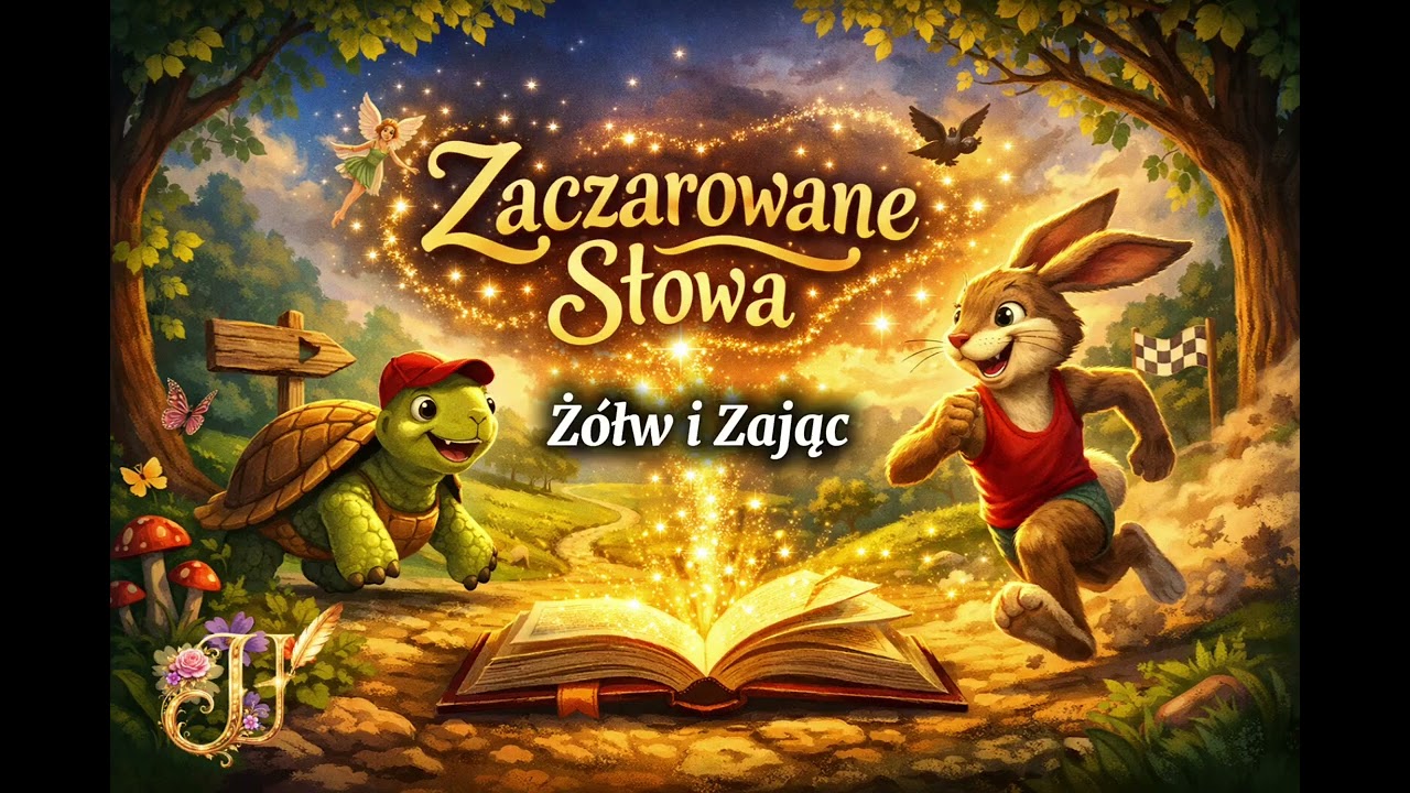 Żółw i zając I Audiobajka dla dzieci I Zaczarowane słowa