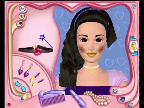 Lets Play Barbie Magic Hair Styler