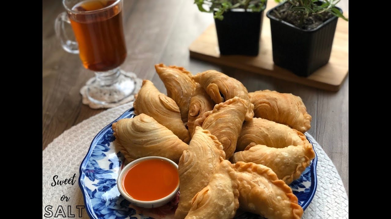 Spiral Curry Puffs-Fantastic Malaysian Samosa|السمبوسك الماليزي بحشو الدجاج والبطاطس