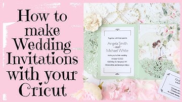 DIY Wedding Invitations with your Cricut