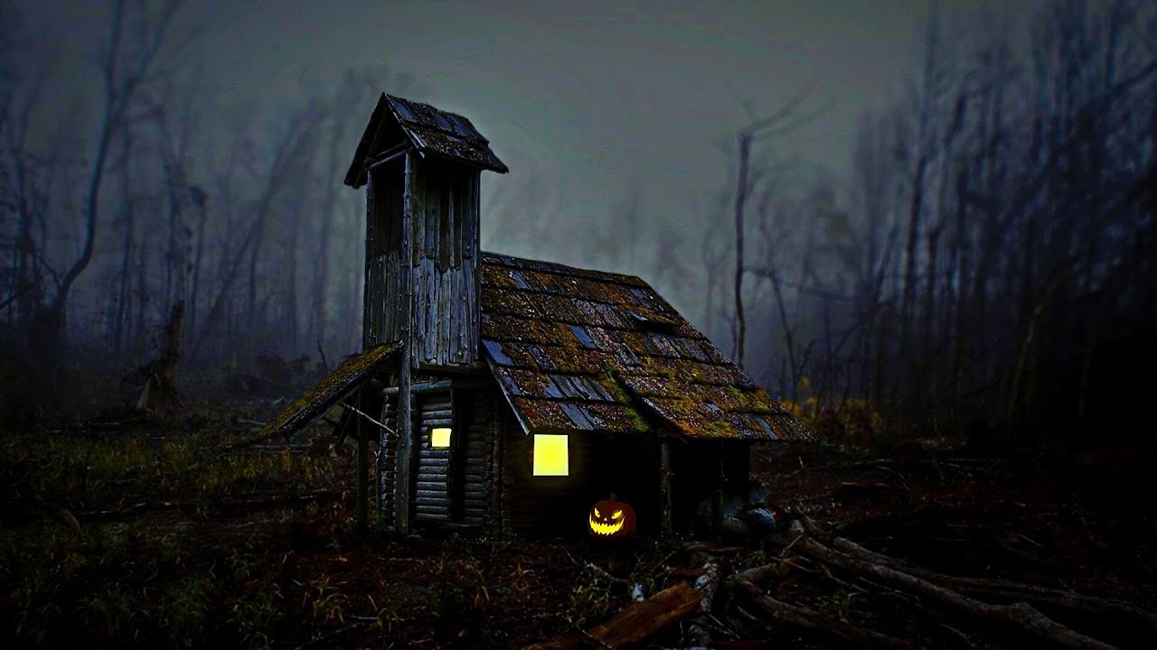 Spooky Halloween Ambience House; Creepy Forest Sound, Scary Footstep ...