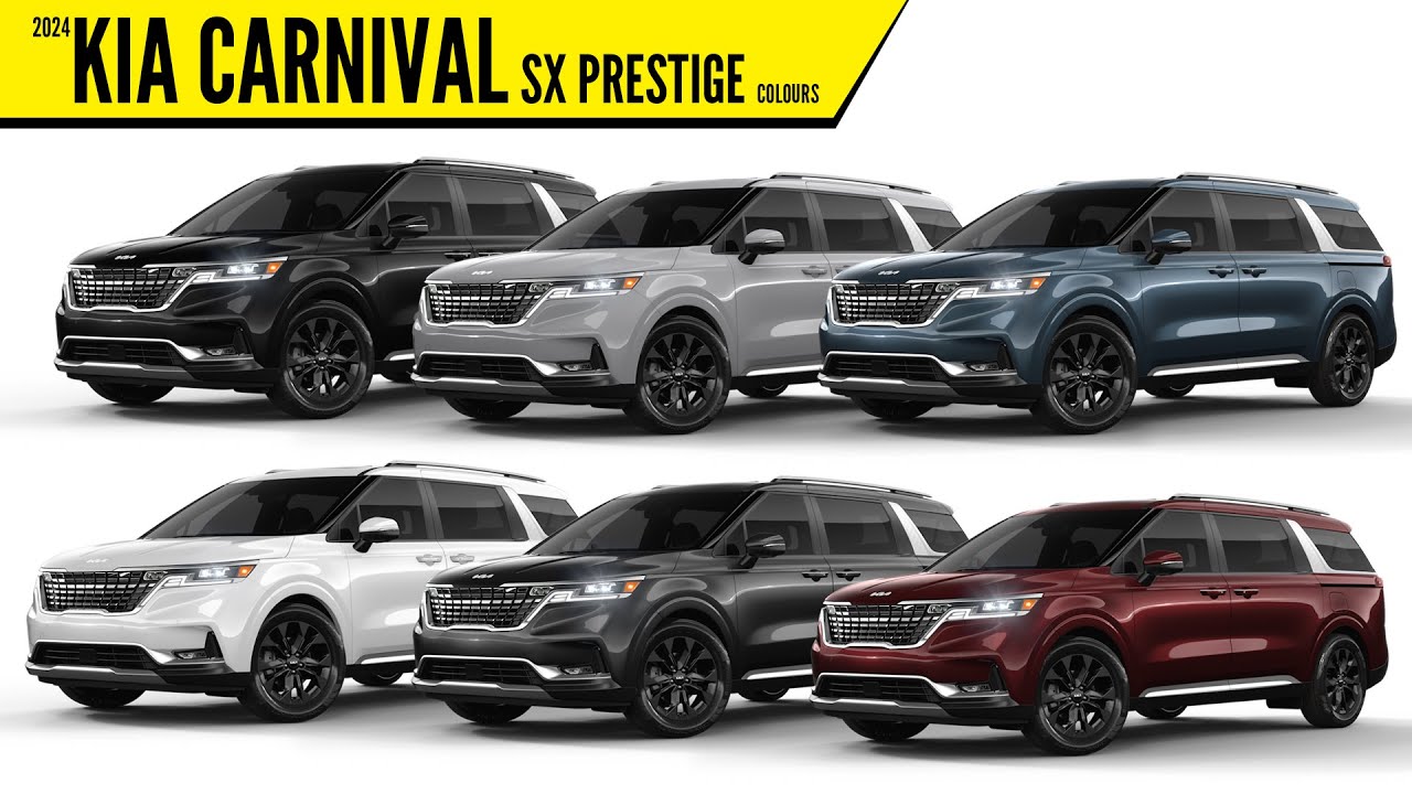 2024 Kia Carnival SX Prestige – All Color Paint Options - Images ...