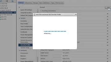 Disabling the NTP Client in the ESXi Firewall