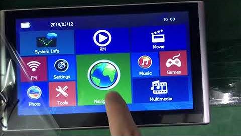 How to set the file path for DR.AUTO GPS navigation