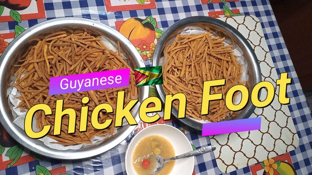 Guyanese Chicken Foot Tutorial How to make Chicken Foot? YouTube