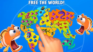 Mini game Fishdom ads, Help the fish - Free the world Part 14