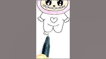 ✅️ Labubu Drawing 🐰✨ Easy & Fun Art for Kids | Labubu easy drawing ✨️