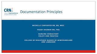 Principle Based Documentation Guidelines