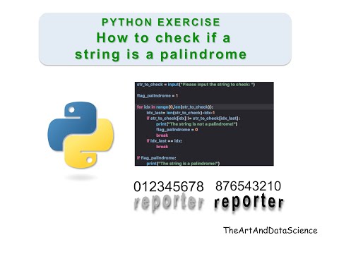 How to check if a string is a palindrome