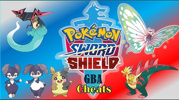 Pokémon Sword and Shield (GBA) Rare Pokémons Cheat Codes Part 2