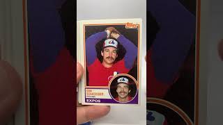 Pack of 1983 Topps Baseball Cards