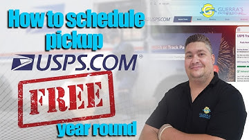 how to have USPS pick up package free from a schedule Step by step tutorial instruction