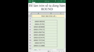 Hàm ROUND | Hàm làm tròn số trong Excel