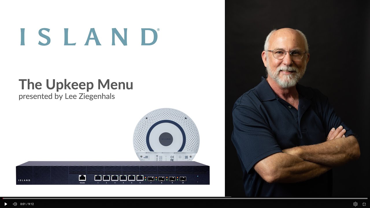 Island Router: The Upkeep Menu - YouTube