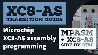 MPLABX IDE and XC8AS assembler transition guide with example code | MPASM PSECT LINKER BANKMASK