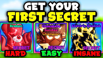 How to get your FIRST SECRET in Bubble Gum Simulator Infinity