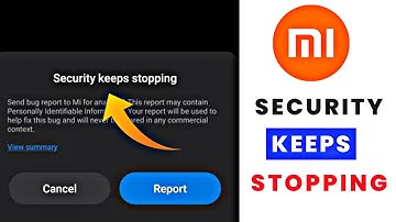 How to fix Security Keeps Stopping problem solved Redmi MI phones 2022