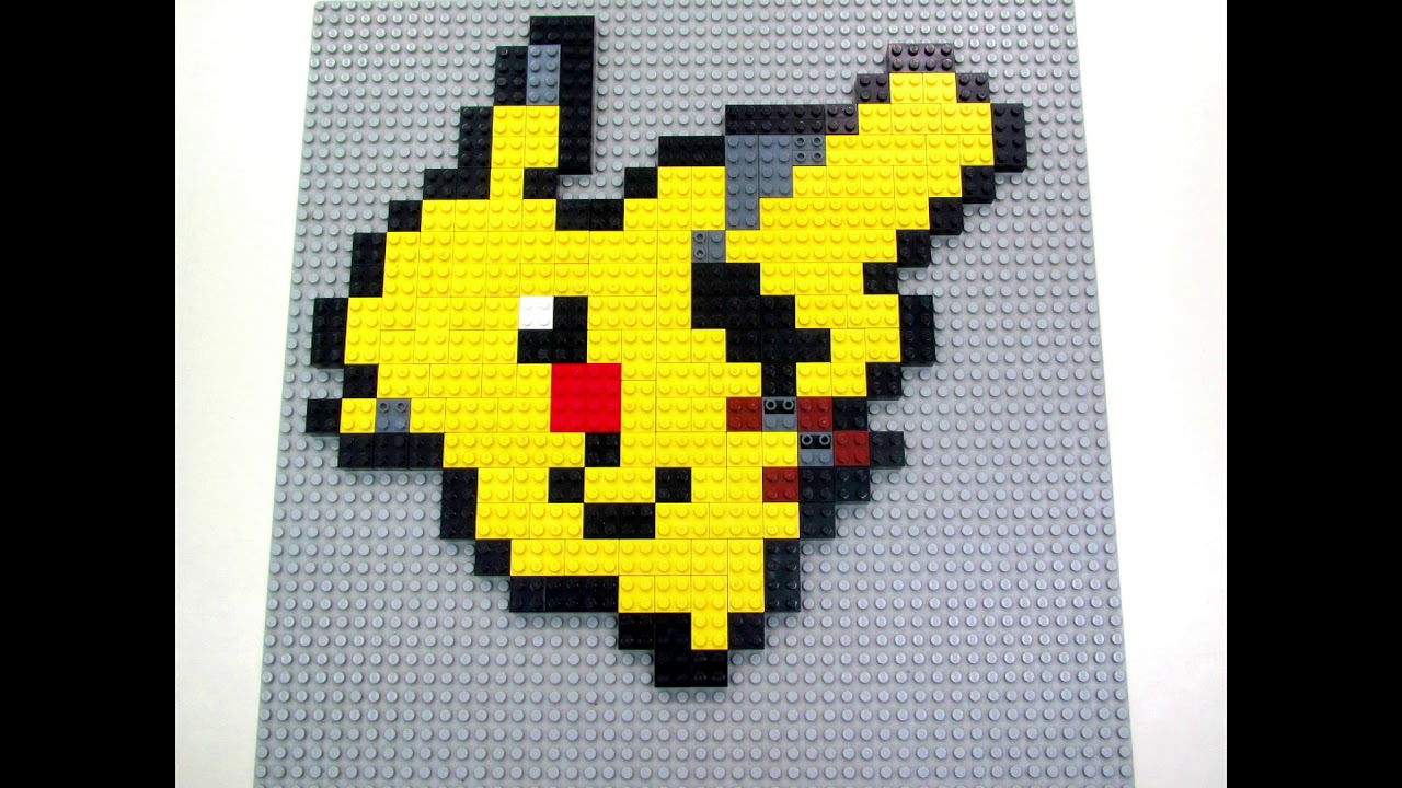 レゴ Lego ピカチュウ Pikachu ドット絵 Pixel Youtube