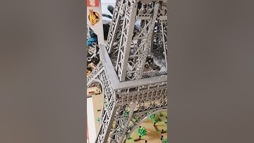 LEGO® Icons | Eiffel Tower (10307)[10001 pcs] Building Part 6 #shorts @TopBrickBuilder18plus