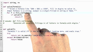 Solving Cryptarithmetic Solution - Design of Computer Programs