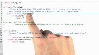 Solving Cryptarithmetic Solution - Design of Computer Programs