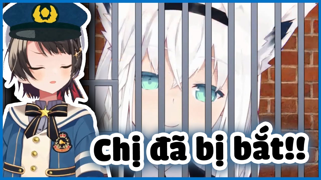 【Hololive Vietsub】 Bắt giữ tội phạm Fubuki!! 【Shirakami Fubuki/Oozora Subaru/Hololive】