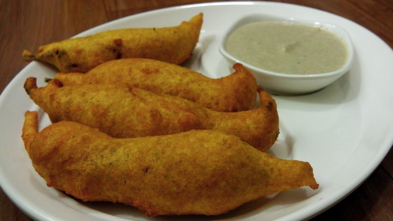 Mirchi Vada Recipe - South Indian Style | Yaman Agarwal | CookingShooking