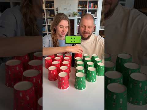 Стакан на стакан #boardgames #игры #настольныеигры #familygames #игрысвоимируками #games