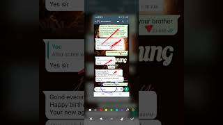 How to do Arrow pointer Doodle on WhatsApp Images