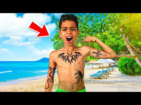 سافرنا مع أخي صغير إلى البحر شوفوا شنوا وقع