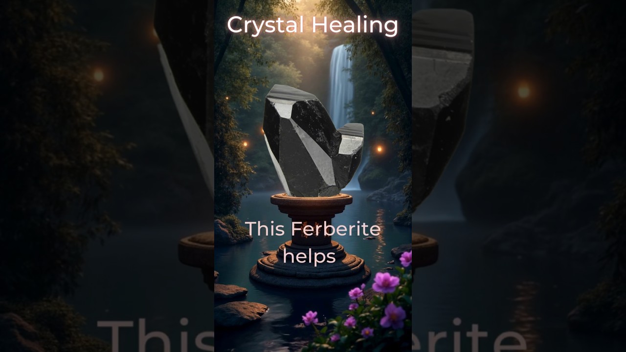 🖤 Ferberite – The Crystal of Protection, Grounding & Inner Strength 