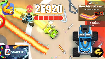 Snake Game | Snake.io Game Score upto 26000 Points | New Skin Unlocked | Snake .io Game #Gameplay