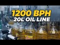 20L Edible Oil Automated Packaging Line | 1200BPH  | Blowing | Labelling | Filling | Palleting
