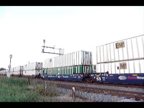 bnsf 5729 NS 230 intermodal train