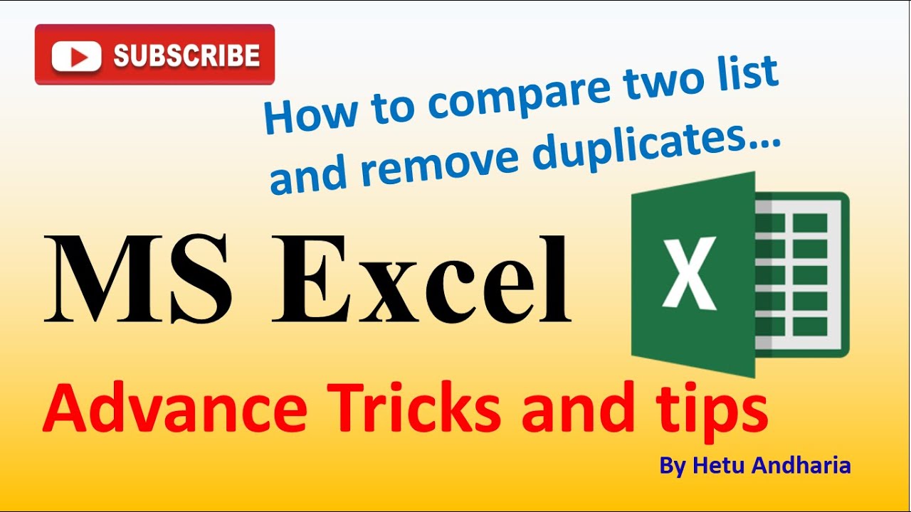 Useful Tricks and Tips every Microsoft Excel User Must Know in Hindi ...