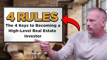 4 Rules  The 4 Keys to Becoming a High Level Real Estate Investor with Drew Taylor
