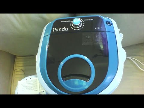 Panda Small Mini Portable Counter Top Compact Washer With Spin