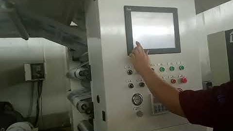 Hangzhou Xianghuai Machinery 4 Color High Speed Flexo Printing Machine Work Video