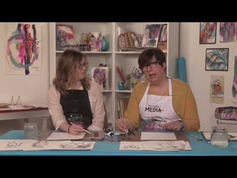 Preview | Expressive Faces: 10 Techniques for Mixed Media with Dina Wakley