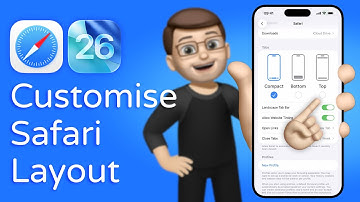 De lay-out van Safari wijzigen (iOS 26)