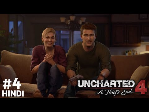 PLAYING PS INSIDE A PS4  | Uncharted 4: a thief's end Gameplay | part - 4 (HINDI)