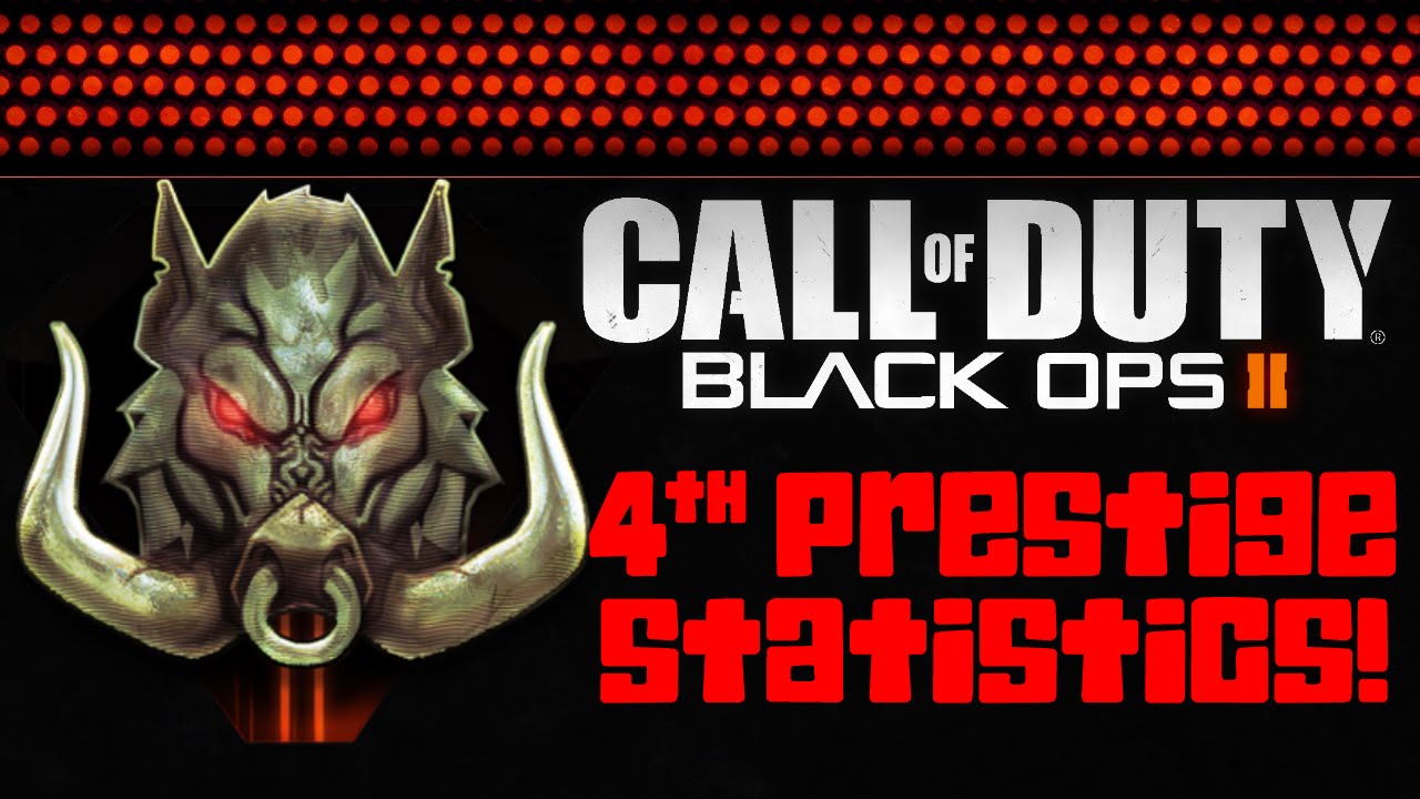 BO2: 4th Prestige STATS!